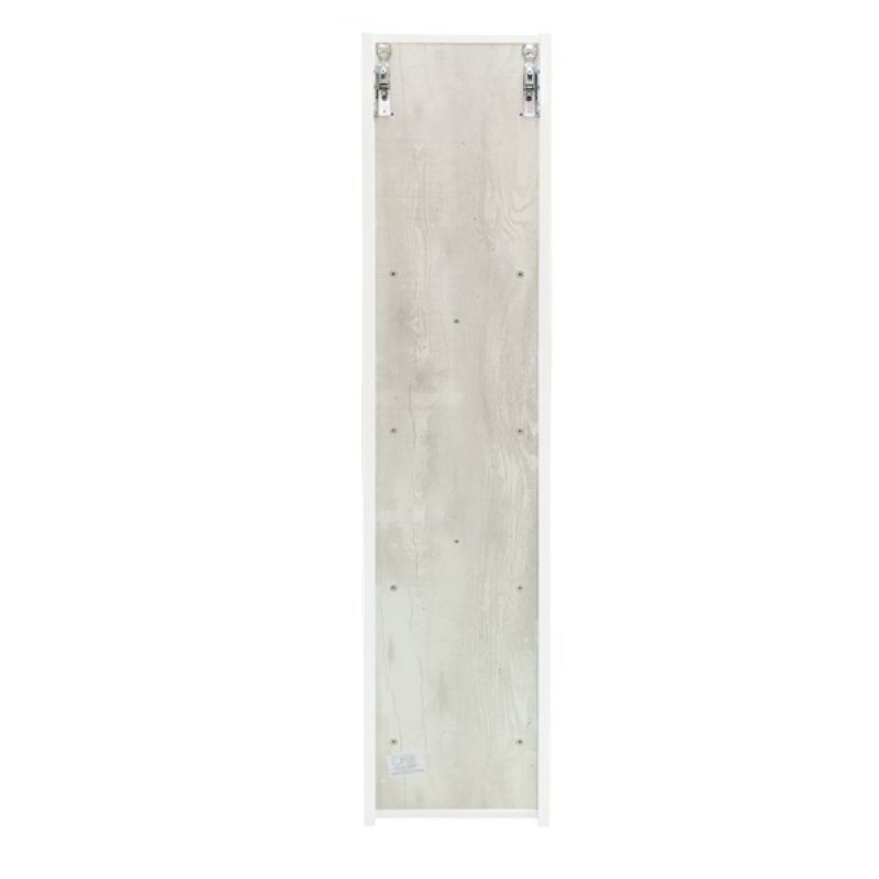 Шкаф пенал Comforty "Женева-35" 00004137139 дуб белый