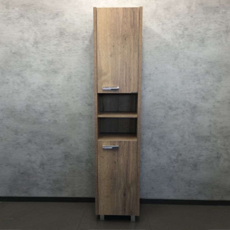 Шкаф пенал Comforty "Марио-40" 00-00004160 дуб темный