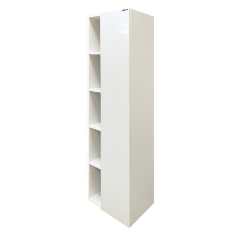 Шкаф пенал Comforty "Милан-40" 00004136467 белый глянец