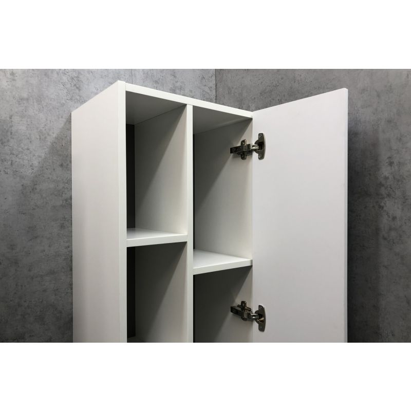 Шкаф пенал Comforty "Милан-40" 00004136467 белый глянец