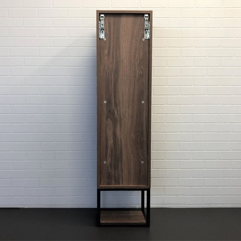 Шкаф пенал Comforty "Равенна Лофт-35" 00-00006913 дуб темно-коричневый