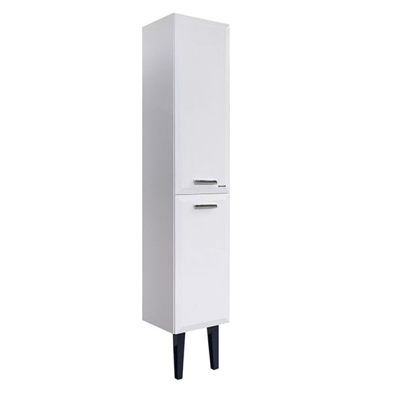 Шкаф пенал Comforty Империя-35 00-00014791 белый глянец