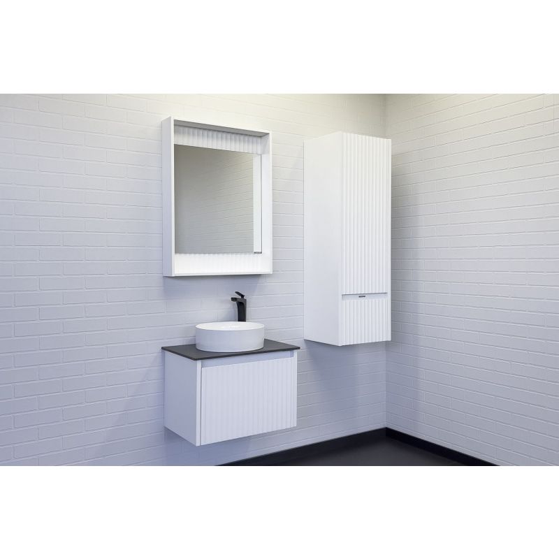 Шкаф пенал Comforty Марсель-40 00-00012273 белая матовая