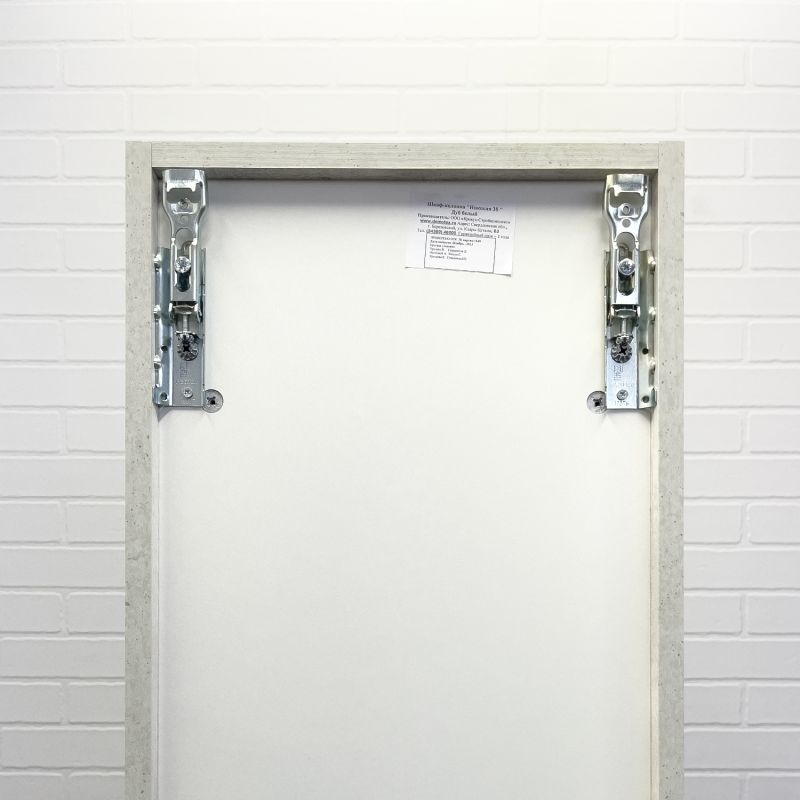 Шкаф пенал Comforty Никосия-35 00-00015953 дуб белый