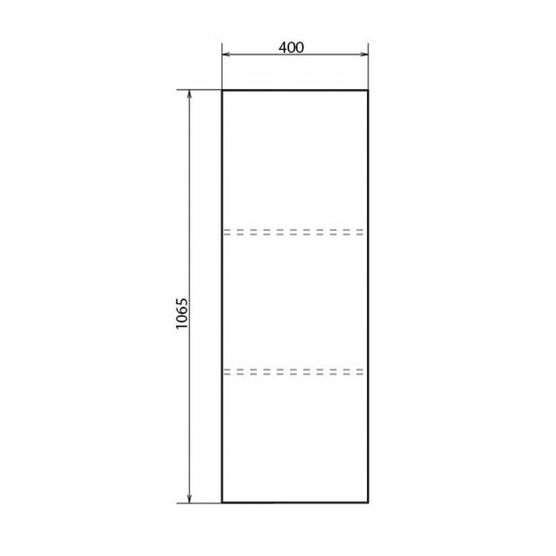 Шкаф пенал Comforty Таллин-40 00-00010383 Белый/Дуб натуральный