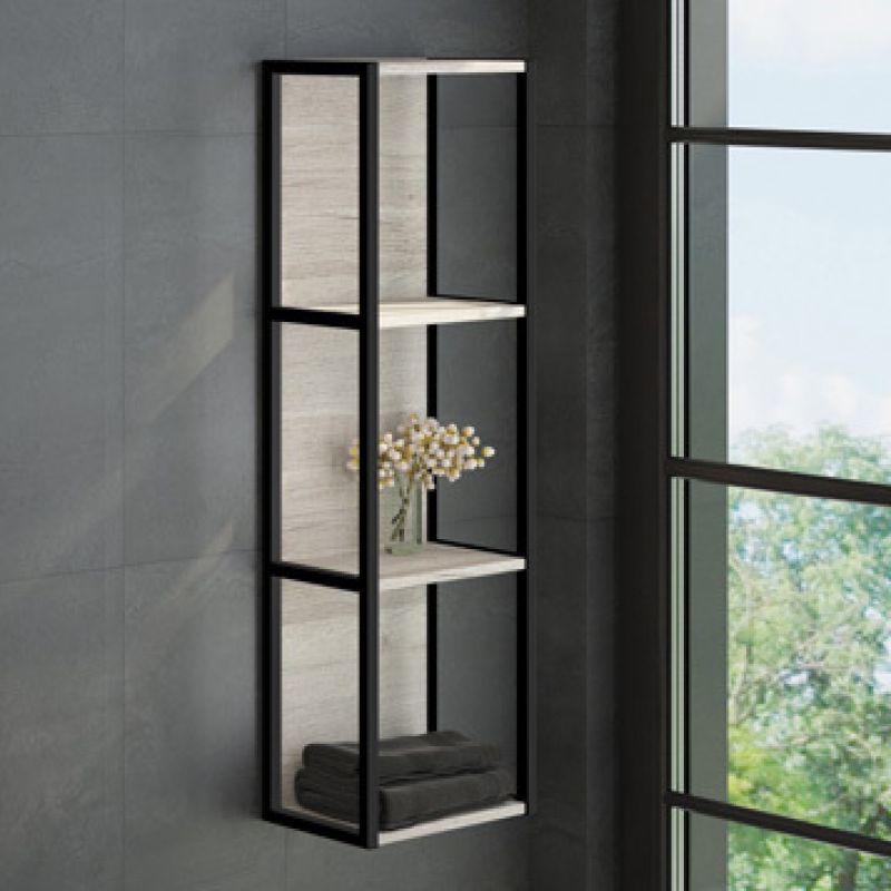 Шкаф полупенал Comforty Дюссельдорф 35М 00004148024 подвесной Дуб дымчатый