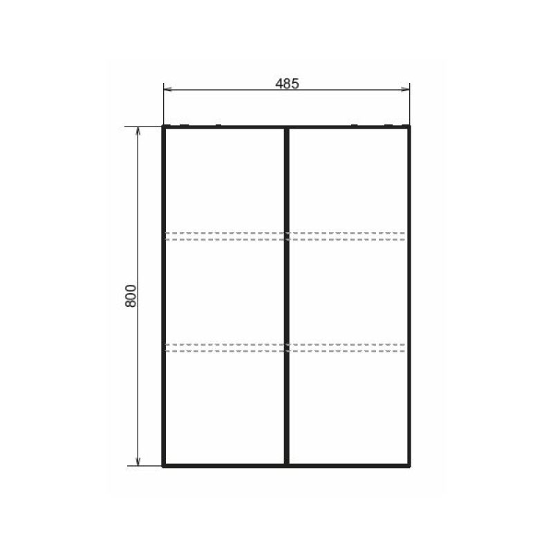 Шкаф подвесной Comforty Порто-50 00-00009235 дуб дымчатый