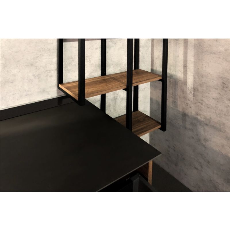 Стеллаж Comforty Порто 50 00-00000829 подвесной Дуб темно-коричневый