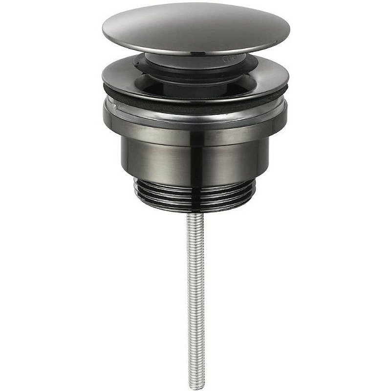 Донный клапан AQUAme AQM7003GM click-clack Оружейный металл Донный клапан AQUAme AQM7003GM click-clack Оружейный металл