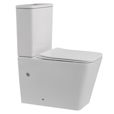 Унитаз ABBER Rechteck AC1210 компакт белый, безободк...