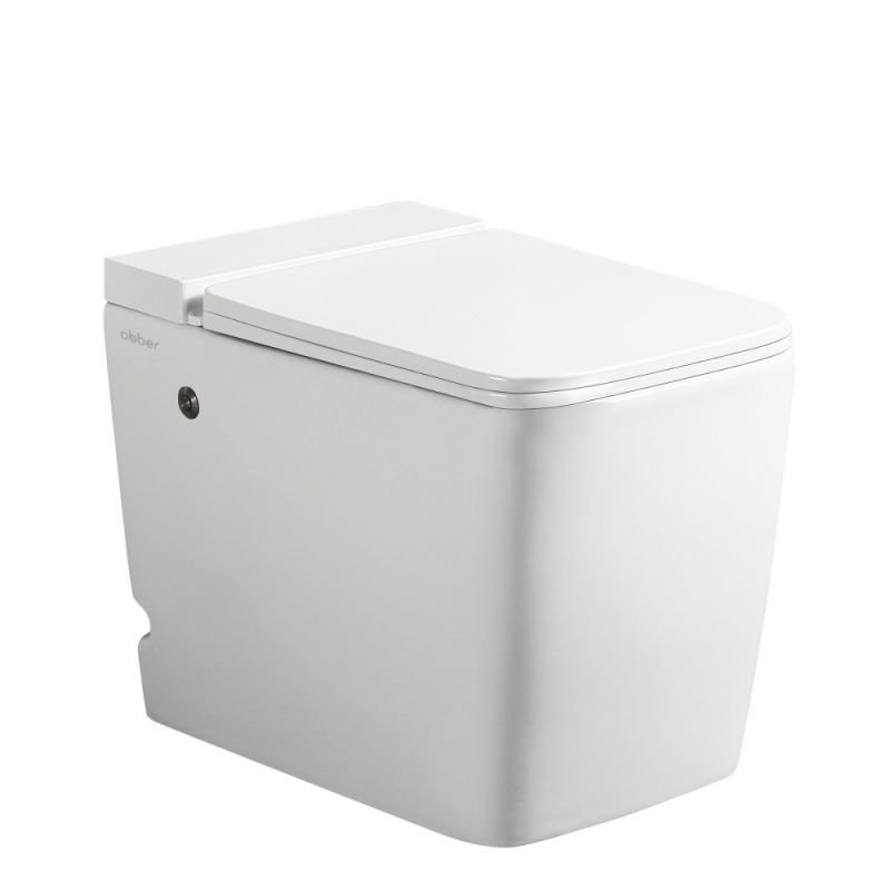 Унитаз ABBER Rechteck AC1212P приставной белый с импульсным смывом Унитаз ABBER Rechteck AC1212P приставной белый с импульсным смывом