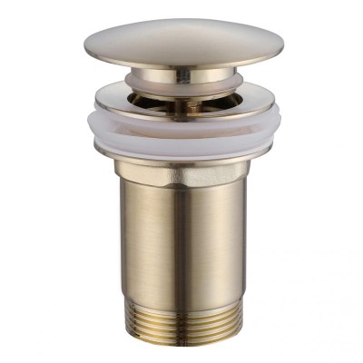 Донный клапан ABBER AF0010G с переливом, клик-клак, ...