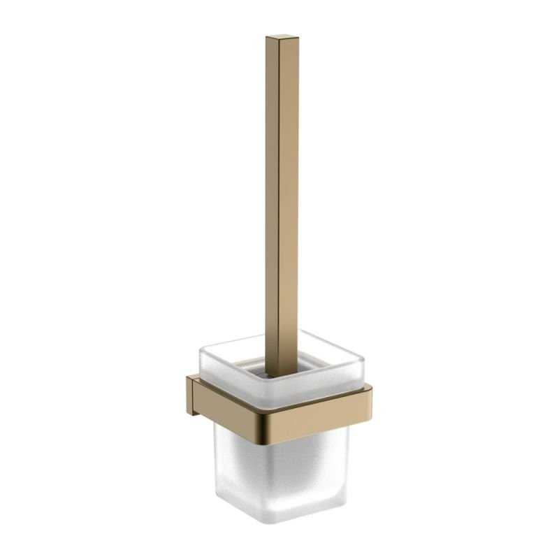 Щетка для туалета ABBER Westen AA1732G золото матовое Щетка для туалета ABBER Westen AA1732G золото матовое