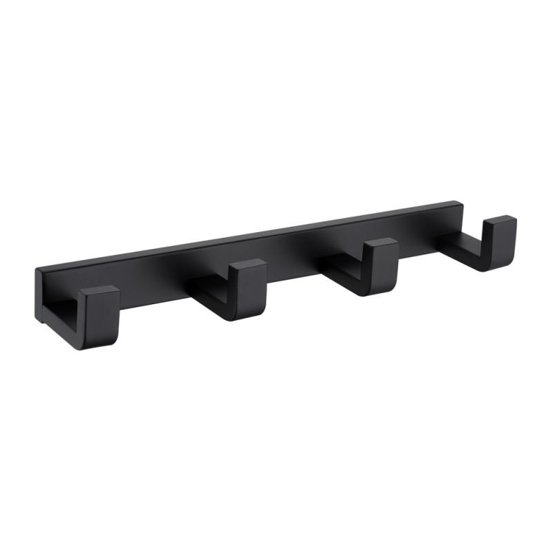 Вешалка на 4 крючка ABBER Westen AA1751B черная матовая Вешалка на 4 крючка ABBER Westen AA1751B черная матовая