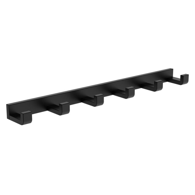 Вешалка на 6 крючков ABBER Westen AA1752B черная матовая Вешалка на 6 крючков ABBER Westen AA1752B черная матовая