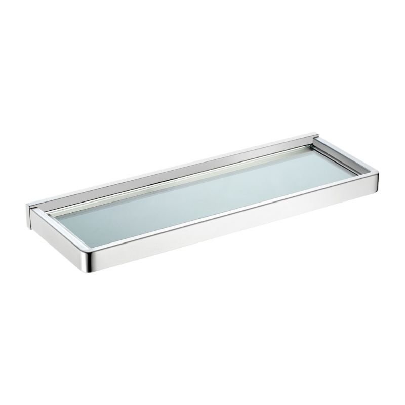 Полка стеклянная ABBER Westen AA1759 хром Полка стеклянная ABBER Westen AA1759 хром