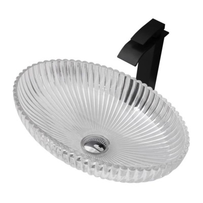 Раковина накладная стеклянная ABBER Glas AK2304 проз...