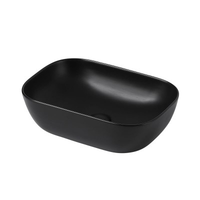 Раковина накладная ABBER Rechteck AC2200MB черная ма...