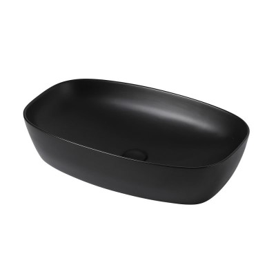 Раковина накладная ABBER Rechteck AC2206MB черная ма...