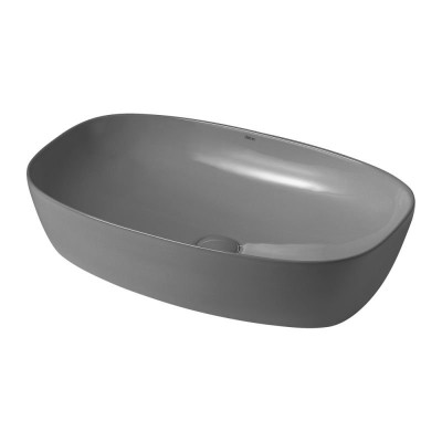 Раковина накладная ABBER Rechteck AC2206MG серая мат...