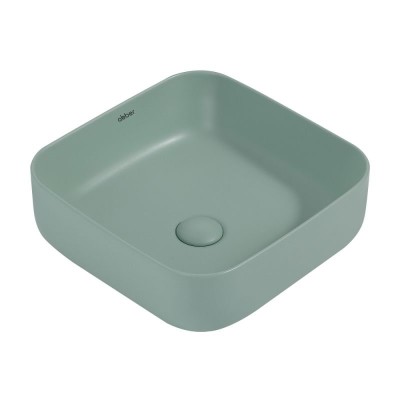 Раковина накладная ABBER Rechteck AC2211MCG светло-з...