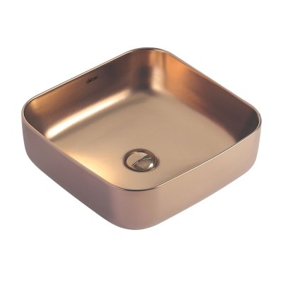 Раковина накладная ABBER Rechteck AC2211MRG розовое ...