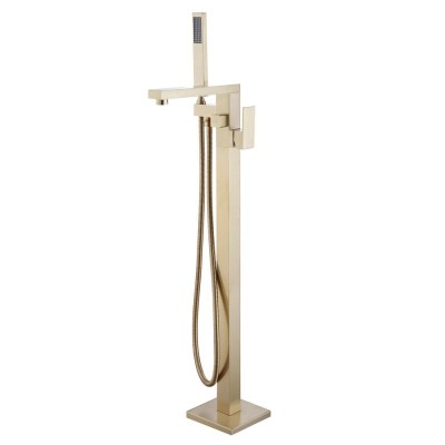 Смеситель ABBER Daheim AF8215G напольный, золото мат...