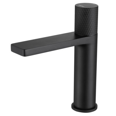 Смеситель ABBER Rund AF8710B для раковины, черный ма...