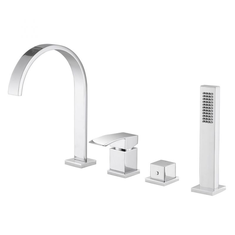 Смеситель ABBER Wasserfall AF8613 на борт ванны, хром Смеситель ABBER Wasserfall AF8613 на борт ванны, хром