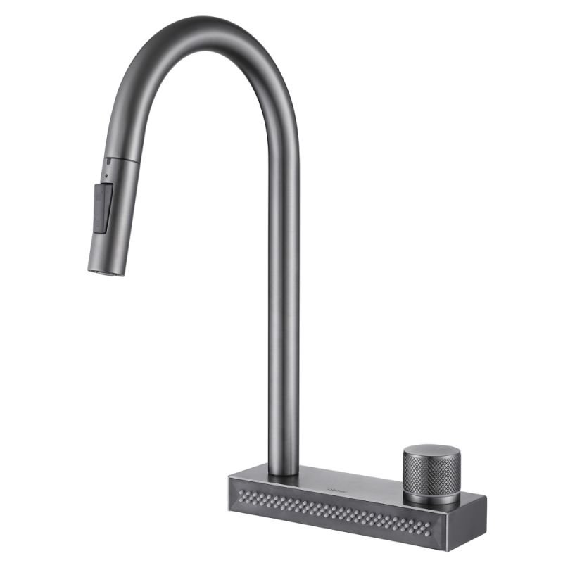 Смеситель ABBER Wasser Kreis AF8114NG для кухни с выдвижной лейкой, никель Смеситель ABBER Wasser Kreis AF8114NG для кухни с выдвижной лейкой, никель