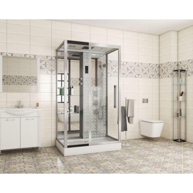 Душевая кабина NIAGARA LUXE NG-7713WL (820x1200х2150) низкий поддон стенки БЕЛЫЕ 5 мест Душевая кабина NIAGARA LUXE NG-7713WL (820x1200х2150) низкий поддон стенки БЕЛЫЕ 5 мест