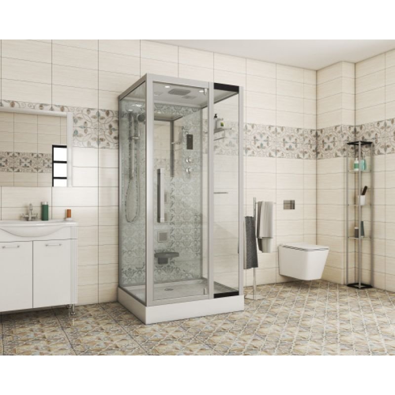 Душевая кабина NIAGARA LUXE NG-7714W (1000x900х2150) низкий поддон стенки БЕЛЫЕ 5 мест Душевая кабина NIAGARA LUXE NG-7714W (1000x900х2150) низкий поддон стенки БЕЛЫЕ 5 мест
