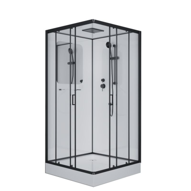 Душевая кабина NIAGARA PREMIUM NG-6901-01Q BLACK (900х900х2100) низкий поддон(16 см) стекло ТОНИРОВАННОЕ, 4 места Душевая кабина NIAGARA PREMIUM NG-6901-01Q BLACK (900х900х2100) низкий поддон(16 см) стекло ТОНИРОВАННОЕ, 4 места