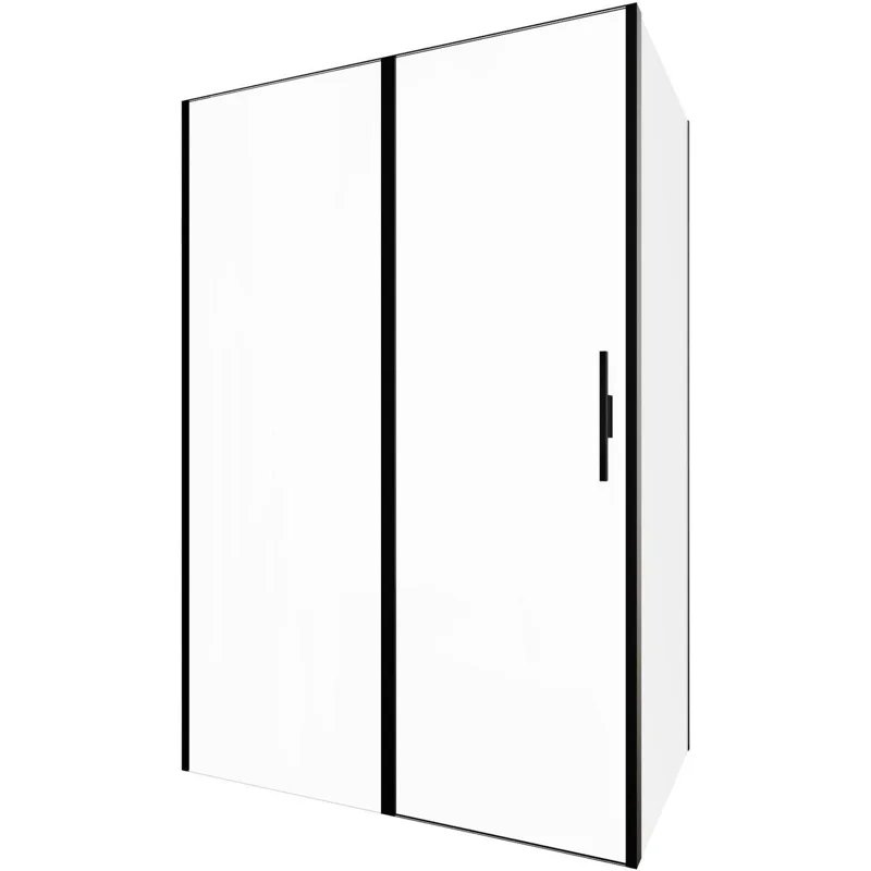 Душевой уголок Allen Brau Priority 140x80 3.31012.BBA + 3.31015.BBA черный браш Душевой уголок Allen Brau Priority 140x80 3.31012.BBA + 3.31015.BBA черный браш