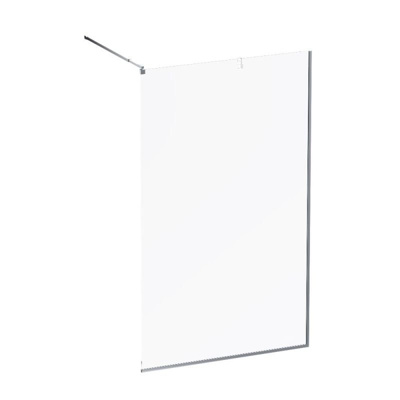 Душевая перегородка AM.PM Func 120 W84WI-120-F1-MTE профиль Хром матовый стекло прозрачное Душевая перегородка AM.PM Func 120 W84WI-120-F1-MTE профиль Хром матовый стекло прозрачное