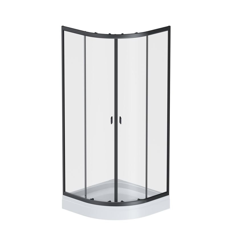 Душевой уголок AM.PM X-Joy Twin Slide 80х80 W88G-205-080BT64 профиль Черный матовый стекло прозрачное Душевой уголок AM.PM X-Joy Twin Slide 80х80 W88G-205-080BT64 профиль Черный матовый стекло прозрачное