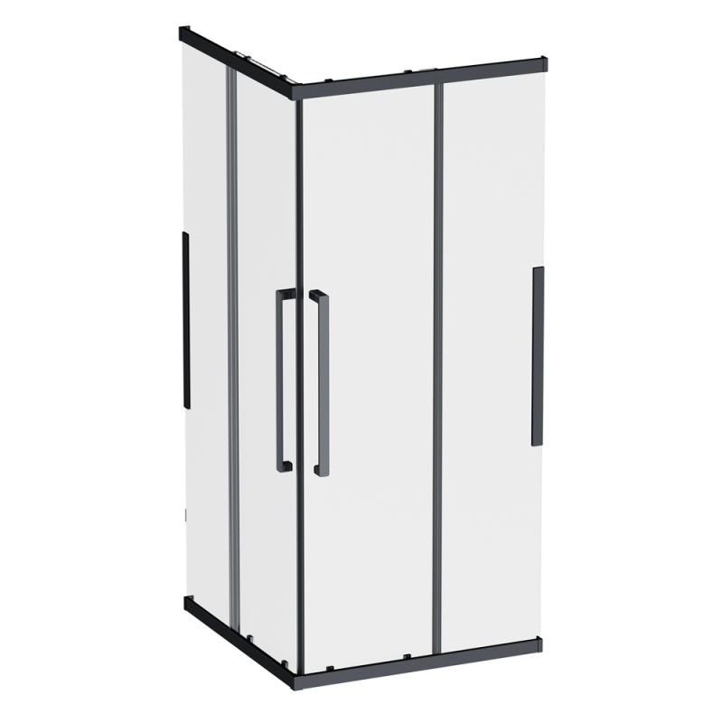 Душевой уголок AM.PM Func 90x90 W84G-403-9090-BТ профиль Черный матовый стекло прозрачное Душевой уголок AM.PM Func 90x90 W84G-403-9090-BТ профиль Черный матовый стекло прозрачное