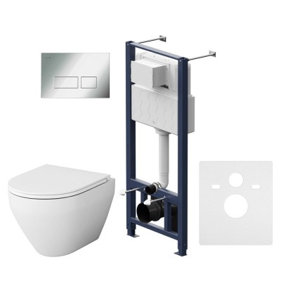 Комплект унитаза с инсталляцией AM.PM Spirit V2.0 Fl...