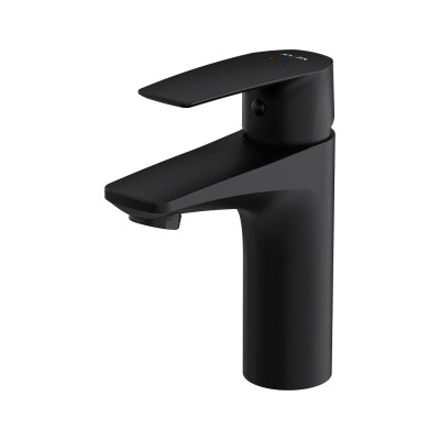 Смеситель для раковины AM.PM Gem F90A02122 Черный ма...