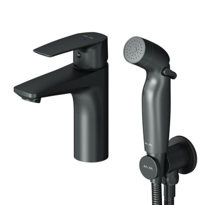 Смеситель для раковины AM.PM Gem F90A03022 с гигиени...