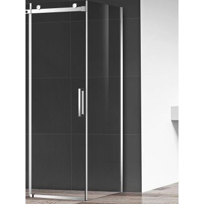 Душевая стенка AQUAme 80 AQM4203F профиль Хром стекл...
