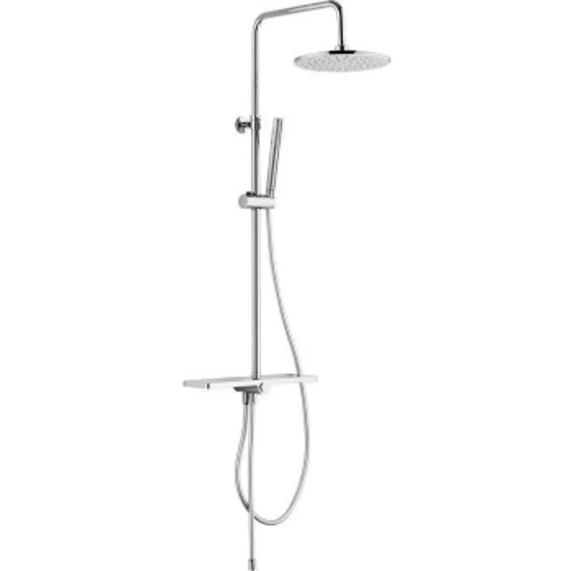 Душевая стойка Aquanet Pragmatic R AF430-70-R-C, с полочкой Душевая стойка Aquanet Pragmatic R AF430-70-R-C, с полочкой