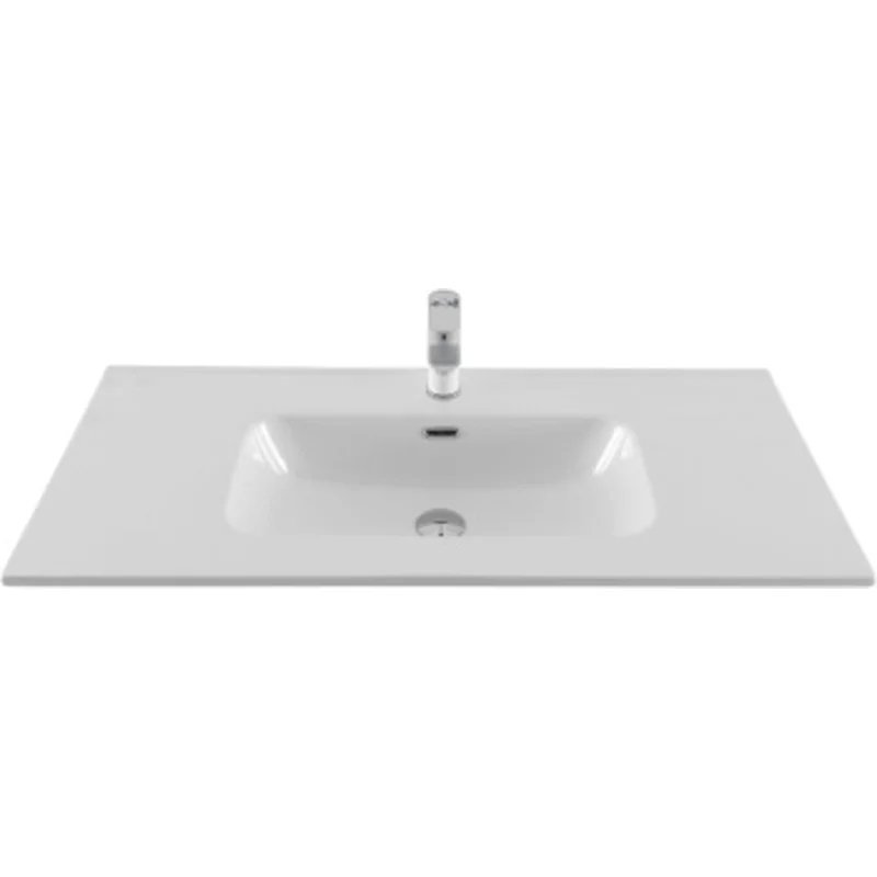 Раковина Aquanet Flat 100 белая Раковина Aquanet Flat 100 белая