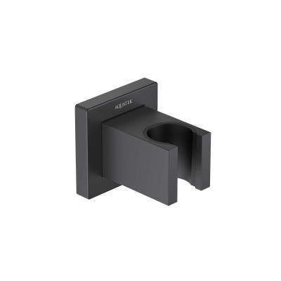 Держатель ручного душа Aquatek, матовый черный AQ240...