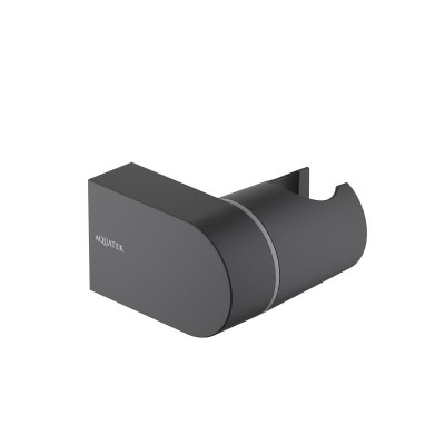 Держатель ручного душа Aquatek, матовый черный AQ240...