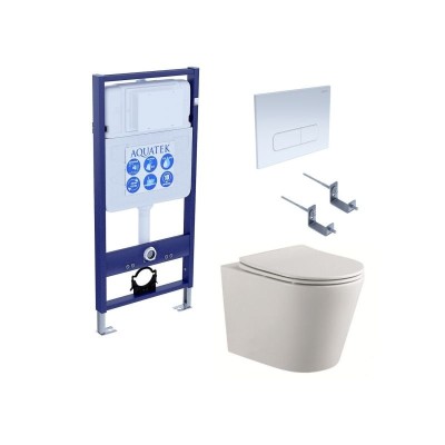 Комплект унитаза с инсталляцией Aquatek Set Aquatek ...