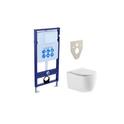 Комплект унитаза с инсталляцией Aquatek Set Aquatek ...