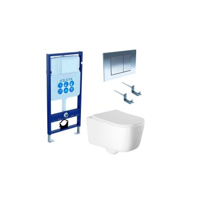 Комплект унитаза с инсталляцией Aquatek Set Aquatek ...