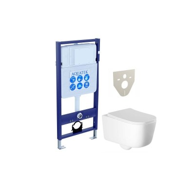 Комплект унитаза с инсталляцией Aquatek Set Aquatek ...