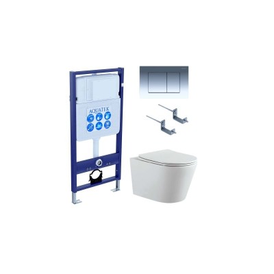 Комплект унитаза с инсталляцией Aquatek Set Aquatek ...